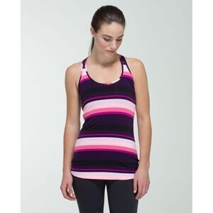 Lululemon cool racerback Pink,‎ purple Sz 4